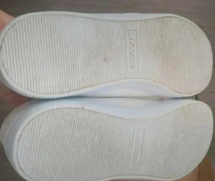 baskets en cuir Lacoste - photo numéro 4