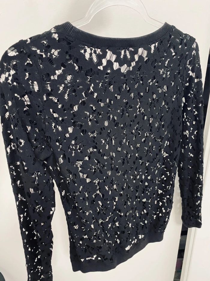 Blouse Morgan S 36 noir dentelle - photo numéro 5