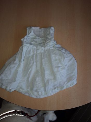 Robe 3 mois lin et coton
