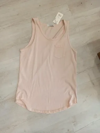 Débardeur rose clair poudré homme M