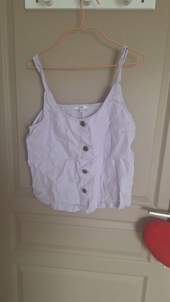 Débardeur court couleur pastel