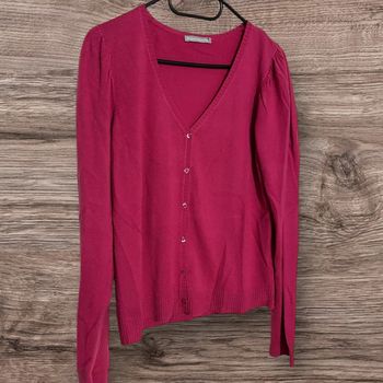 Pull rose col V, Blancheporte - 38/M