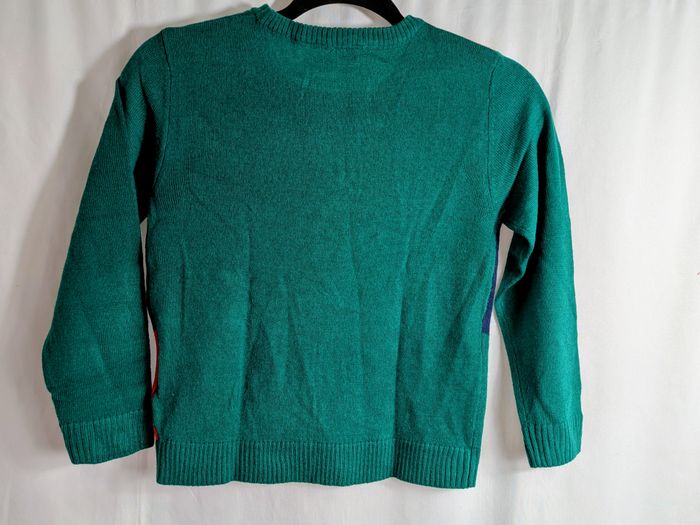 Pull enfant Noel 122/128 cm vert - photo numéro 2
