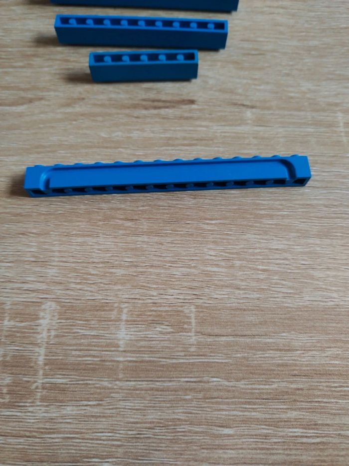 Lego 6973 lot 7 barrettes bleu divers - photo numéro 6