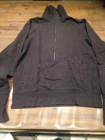Pull sweat col fermeture taille m