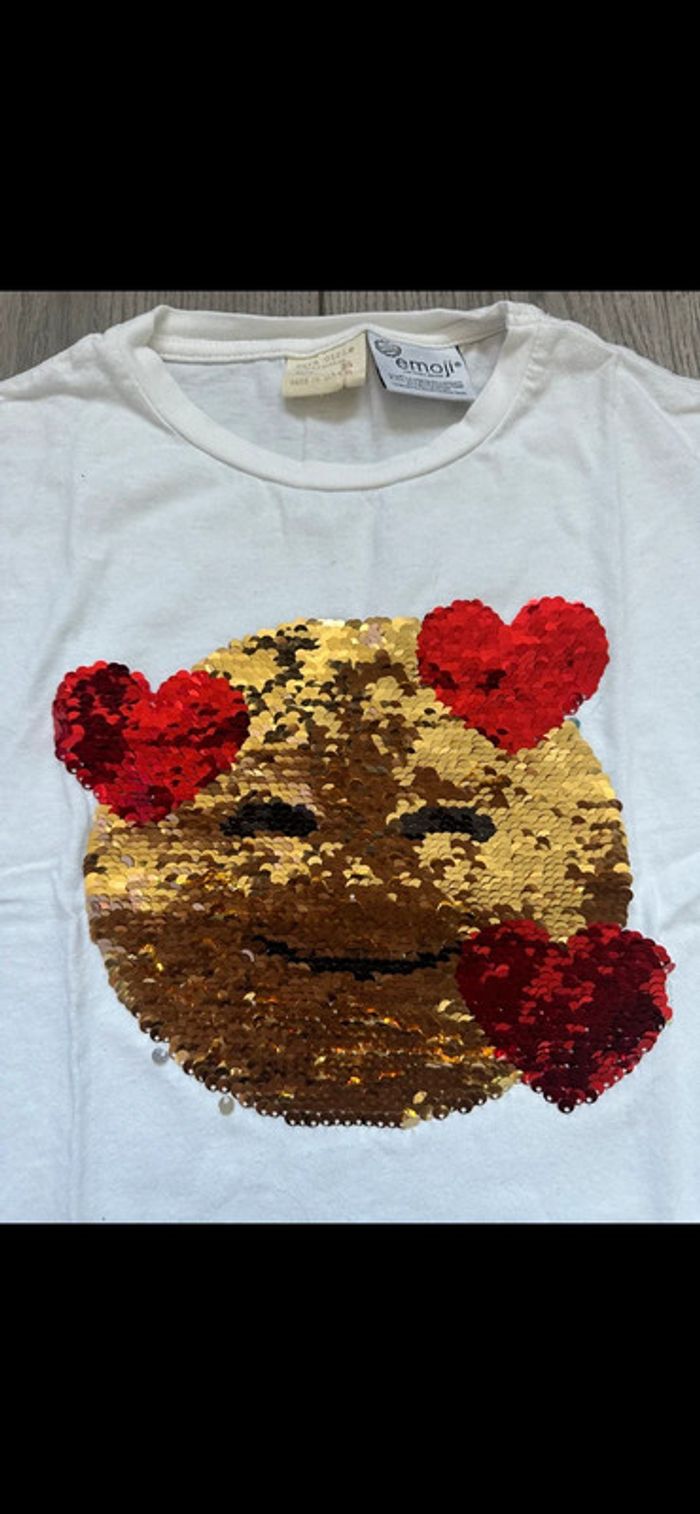 T-shirt MC Zara 5 ans Sequins réversibles - photo numéro 2