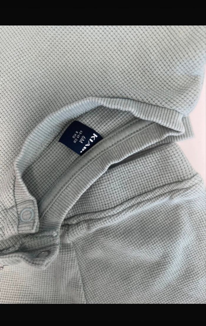 Ensemble vert sauge (haut + pantalon) - photo numéro 3