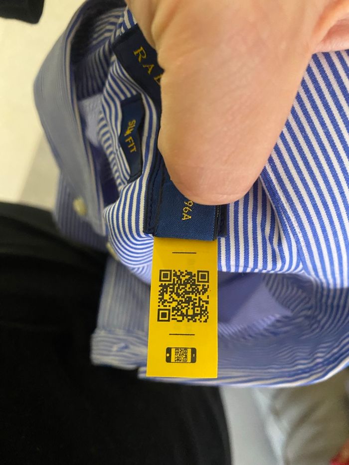 Chemise Slim fît Ralph Lauren bleues - photo numéro 6