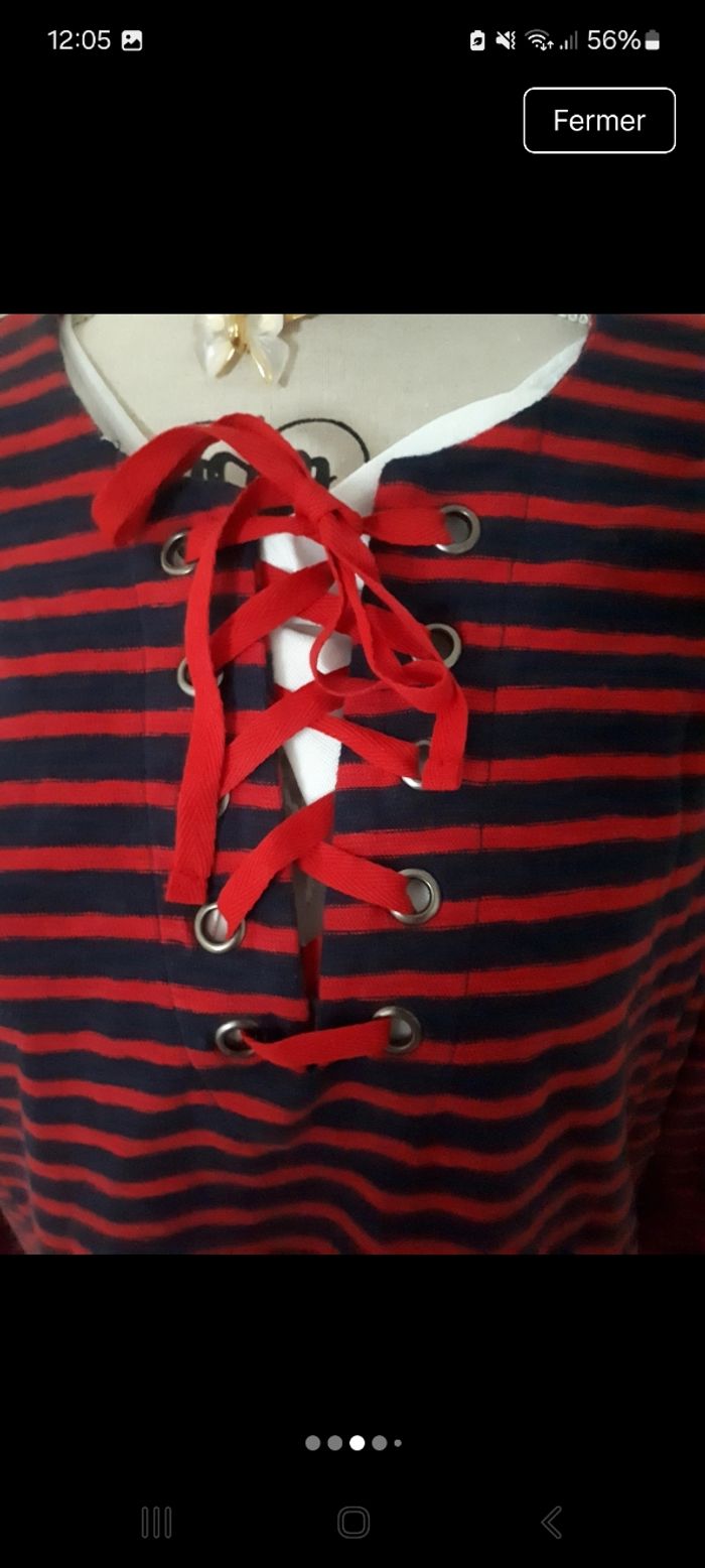 Pull long marinière coton Léon & Harper
taille M - photo numéro 2
