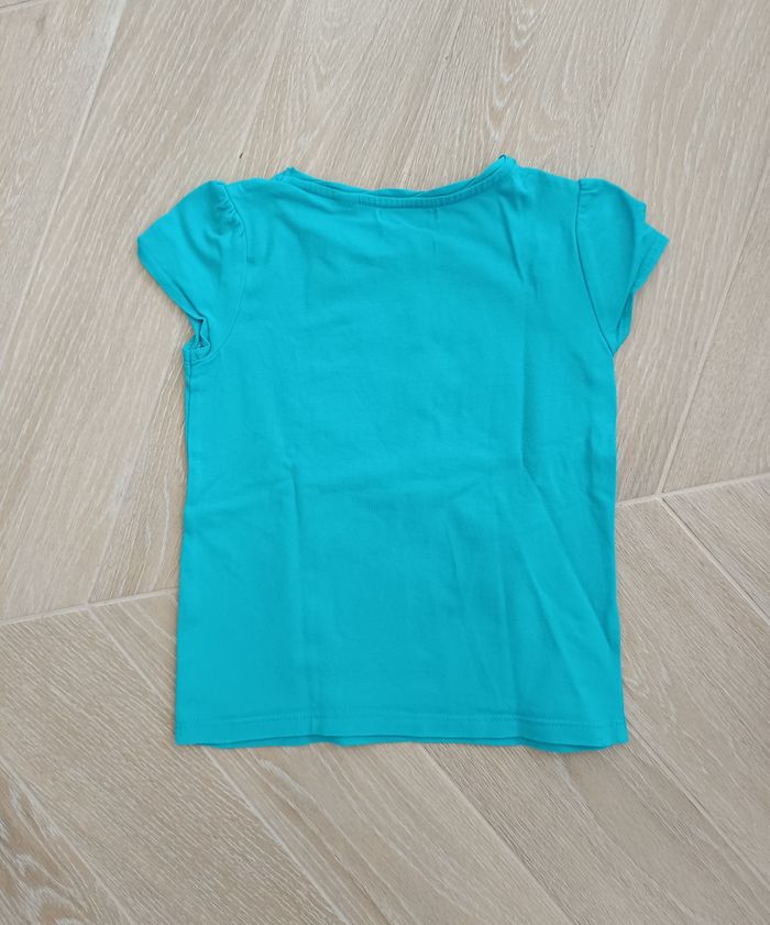 T-shirt turquoise Okaidi 5 ans - photo numéro 3