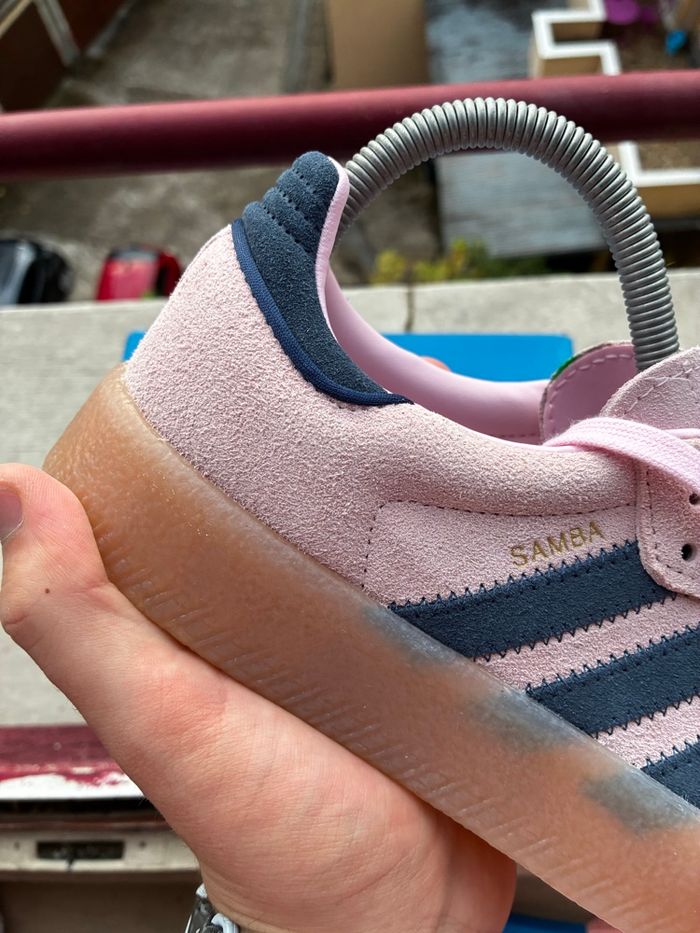 Adidas Samba Clear Pink/Night Indigo/Gum - Taille 38 - Neuves - photo numéro 7