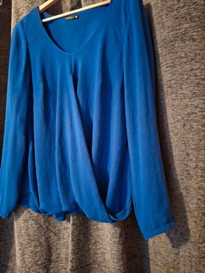 Blouse bleue Breal taille 42 - photo numéro 2