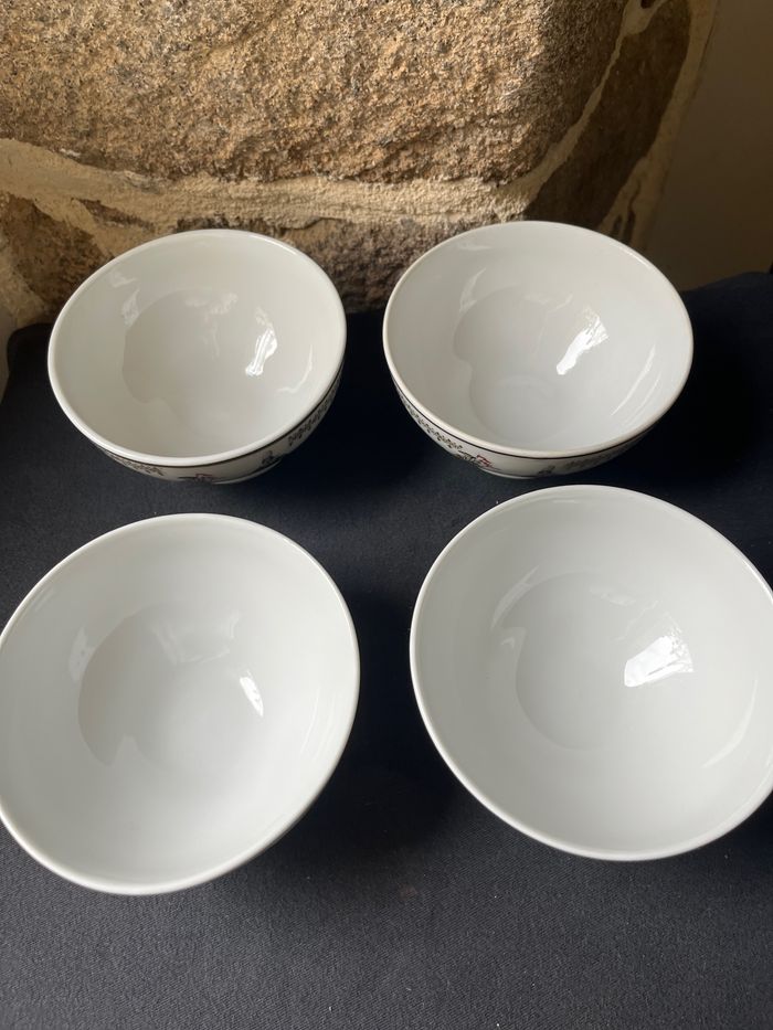 Lot de 4 bols porcelaine Apilco Vintage - photo numéro 9