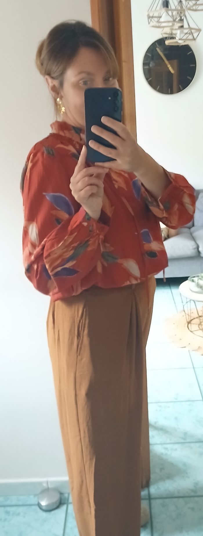 Chemisier imprimé taille 44 - photo numéro 3