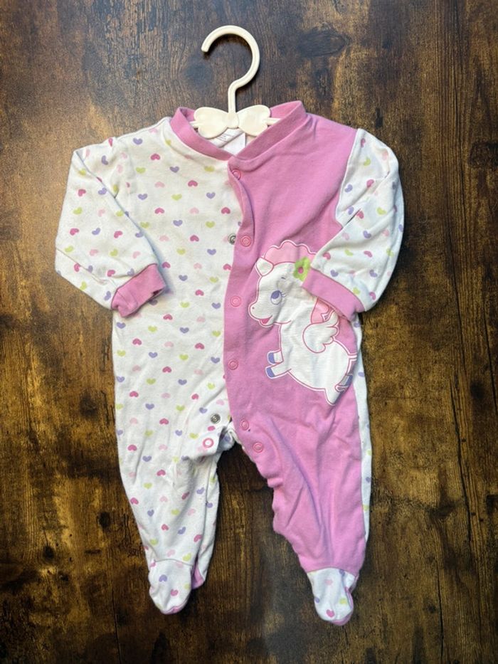 Grenouillère licorne 3m