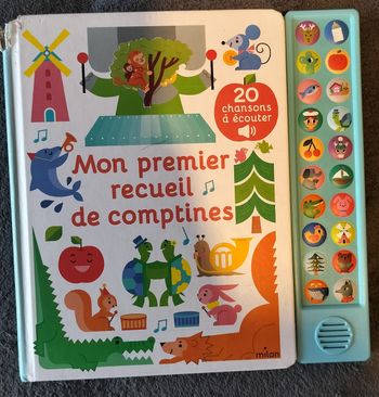 Livre recueil de comptines