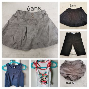 Lot vêtements fille 6ans 