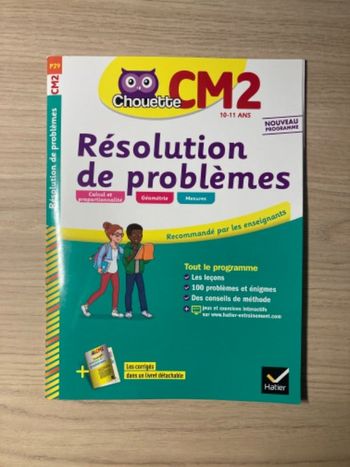 Cahier Cm2