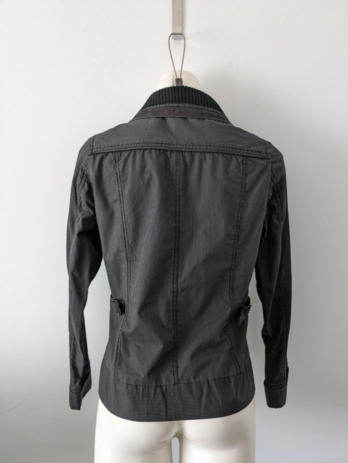 Veste zippée légère 100% coton - Zara Trf - taille S - photo numéro 3