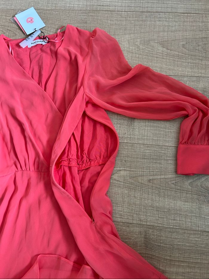 Robe rose corail neuve Naf Naf taille 36 (valeur 70€) - photo numéro 9