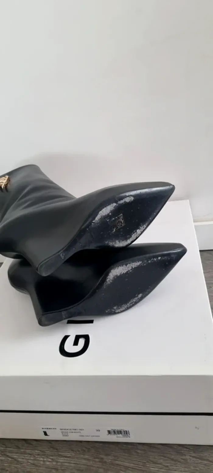 Botte mi haute bottine givenchy noire 39 - photo numéro 11