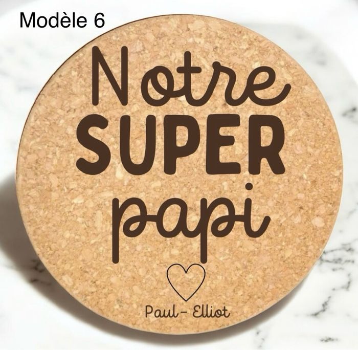 Dessous de plat en liège personnalisé - photo numéro 6