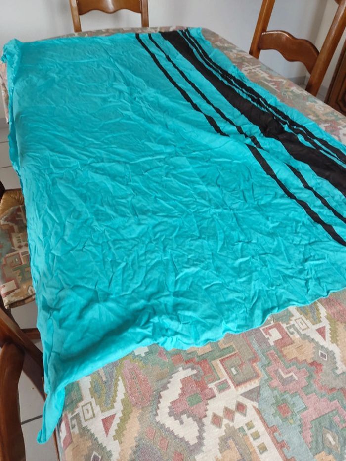 Paréo bleu marron neuf 3 Suisse