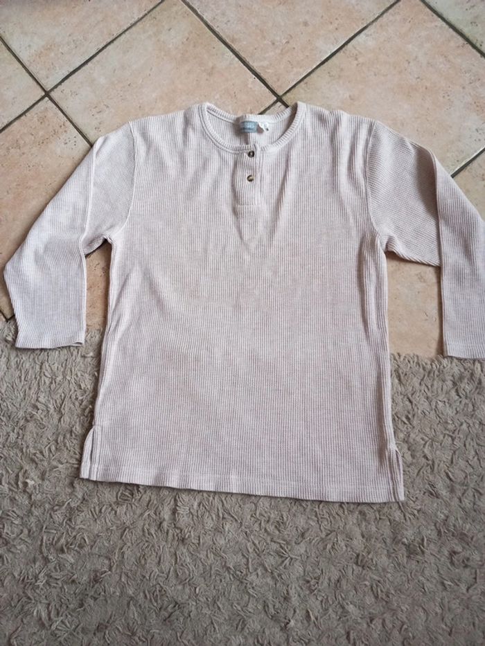 🐿tunique coton gaufré T42 3Suisses