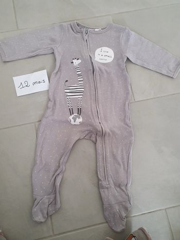 Pyjama fin 12 mois 1 an
