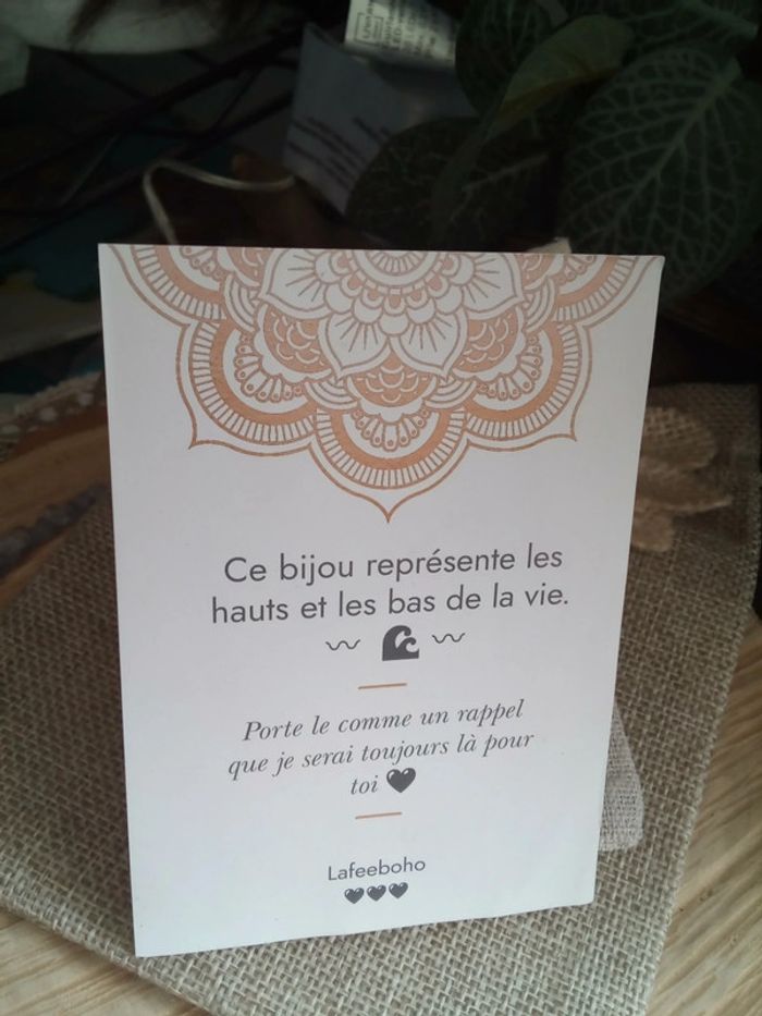 Collier vague de la vie ormeaux + carte - photo numéro 4