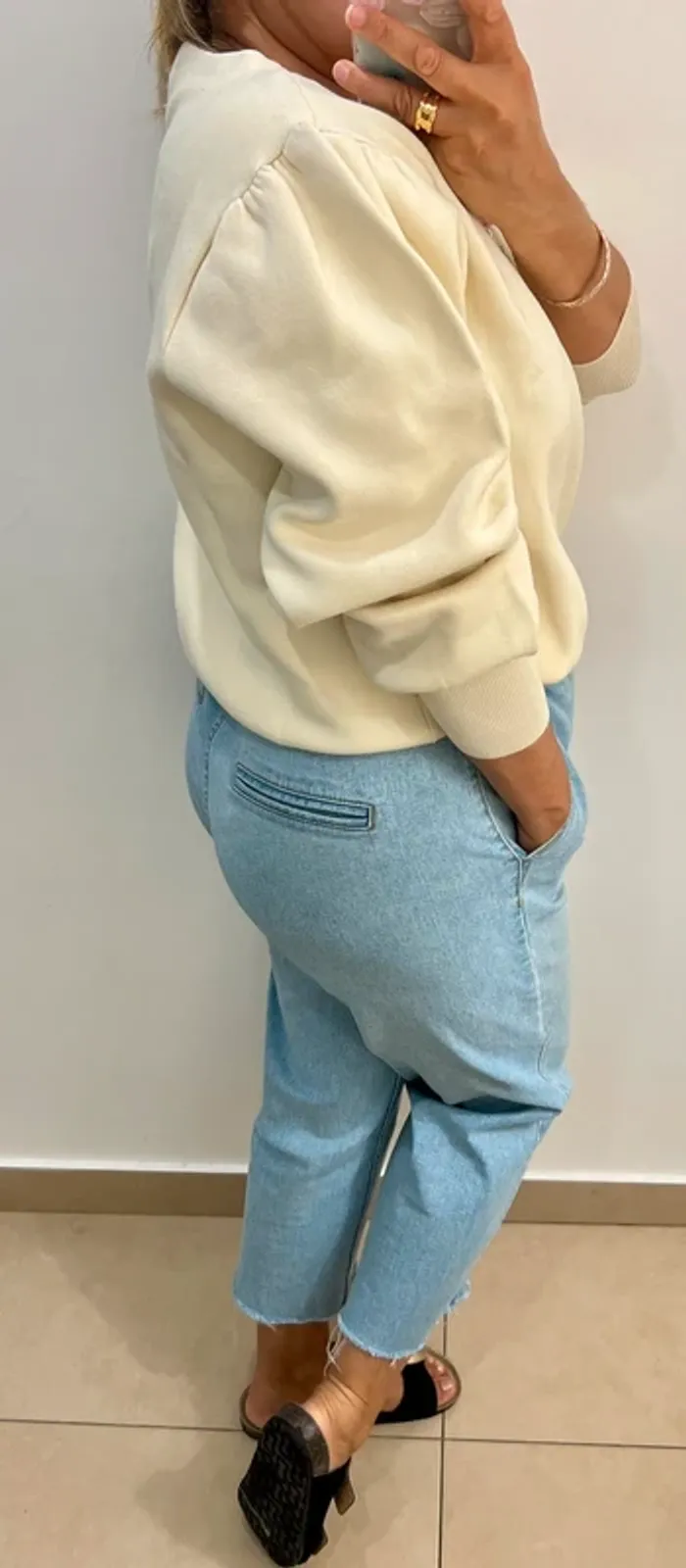 Pull Sandro Manches Bouffantes Taille 3(40) - photo numéro 11
