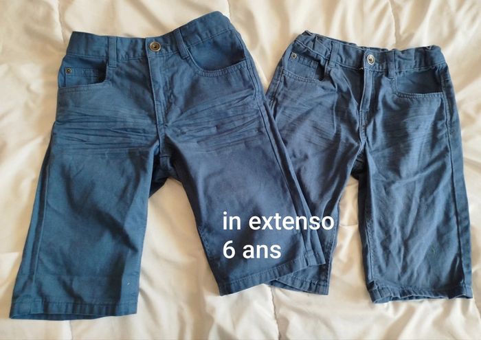 2 shorts in extenso 6 ans