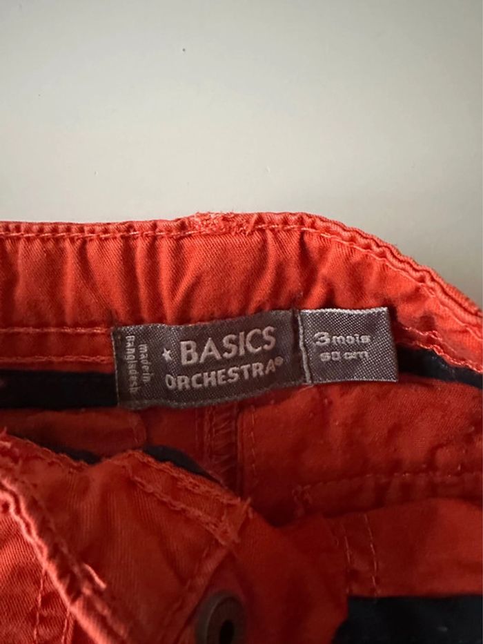 Short couleur brique - 3 mois - Orchestra - photo numéro 4