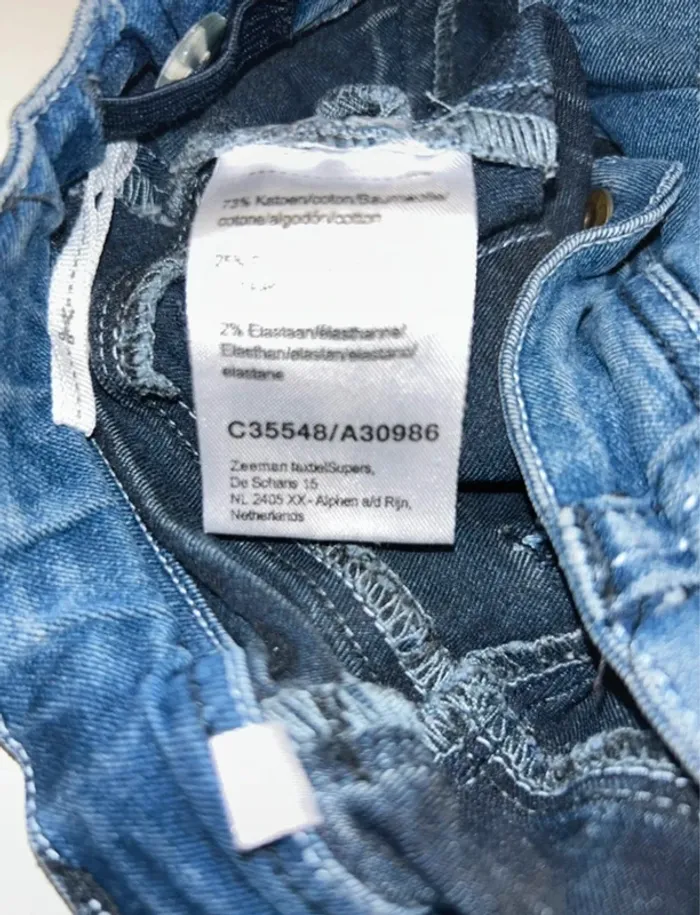 Jeans bébé garçon Zeeman - photo numéro 4