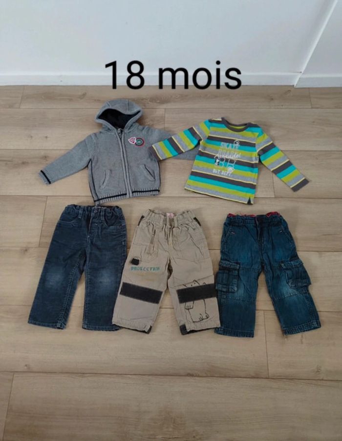 Lot vêtements 18 mois