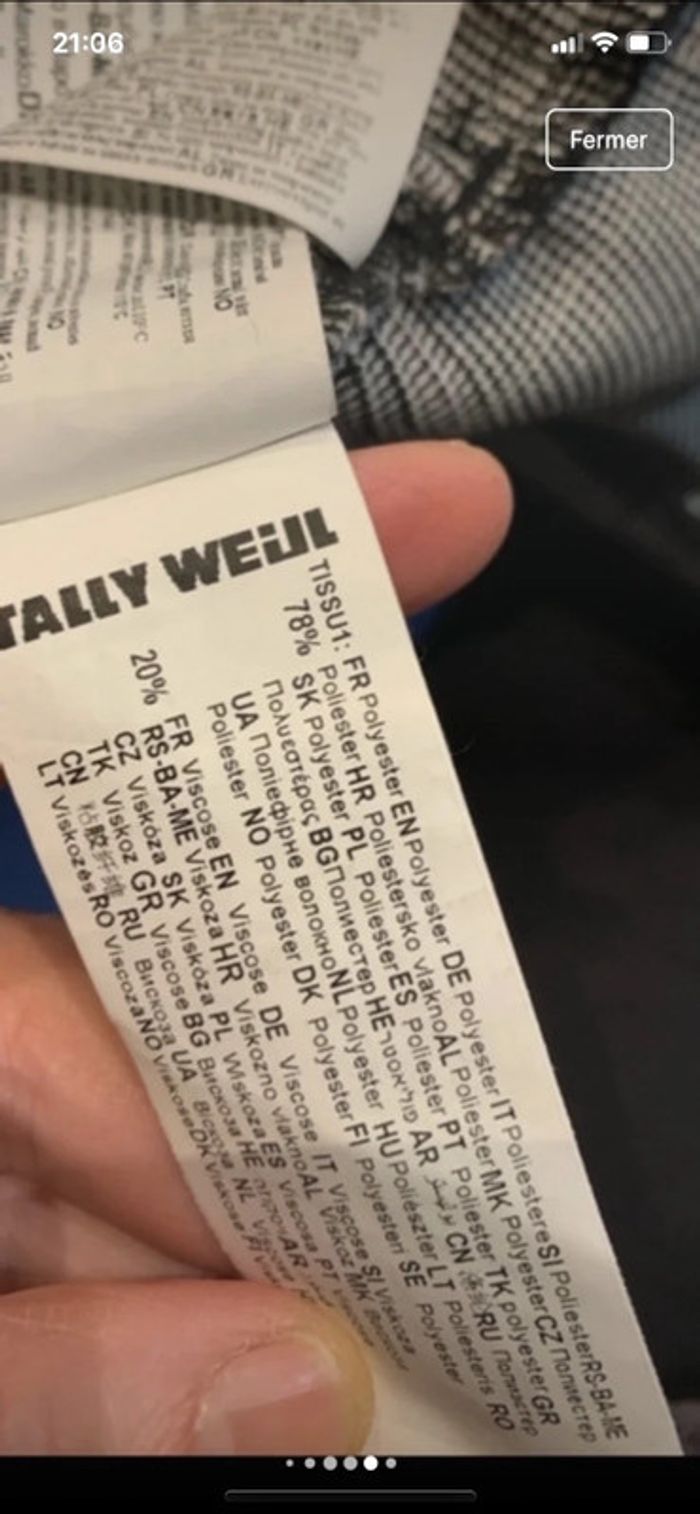 Blazer vintage carreaux - photo numéro 7