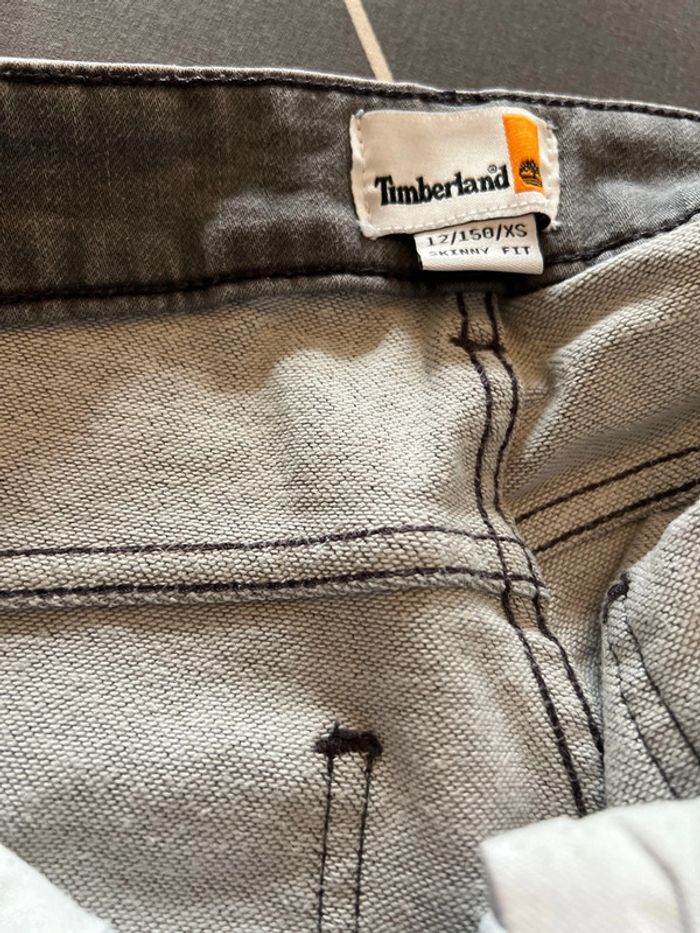 Jean gris clair skinny fit 12 ans/150/XS - Timberland - photo numéro 5