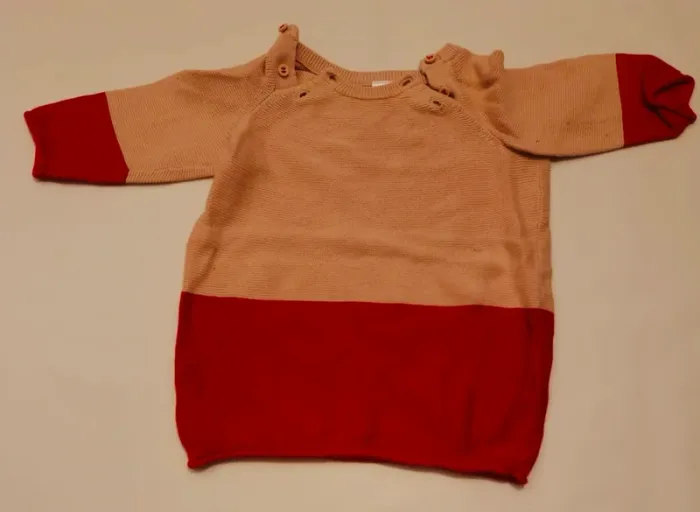 Lot 4 robes chaudes fille 6 mois - photo numéro 4