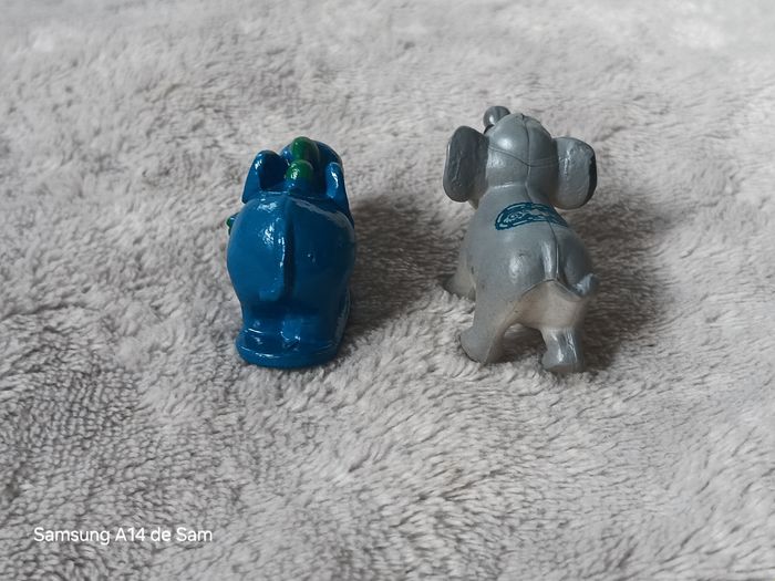 Lot de 2 figurine animaux elephant - photo numéro 4