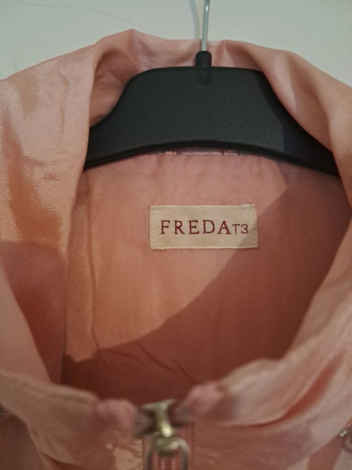 Veste imperméable rose nacre - photo numéro 4