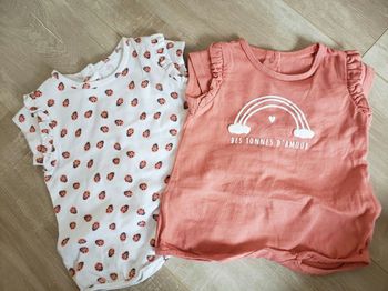 Lot de deux barboteuse taille 3mois