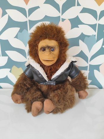 Peluche singe vintage