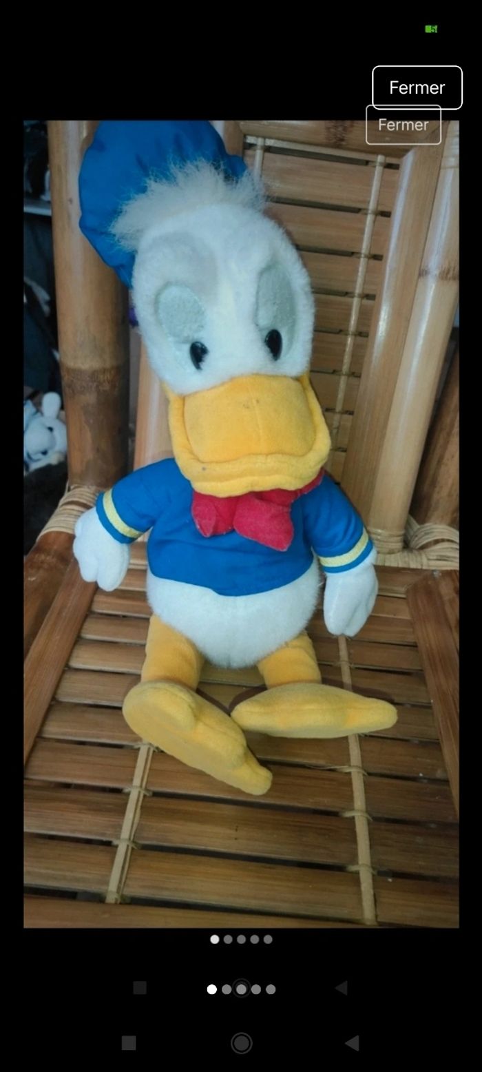 Très belle peluche Donald p5 - photo numéro 2