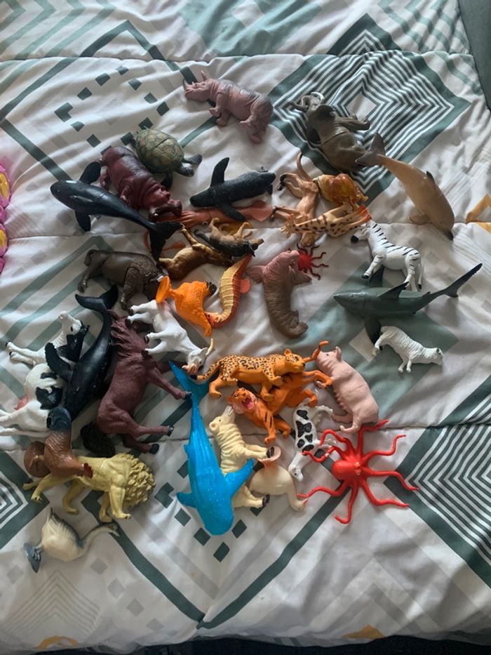 Lot jouet figurine animaux