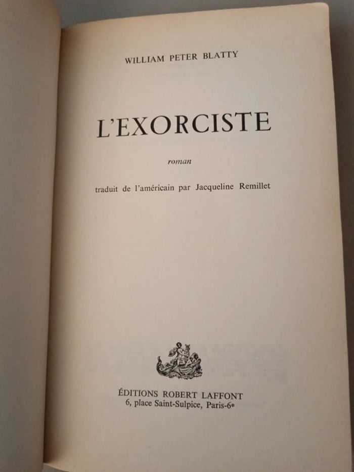 Culte et collector L'Exorciste William Peter blatty - photo numéro 9