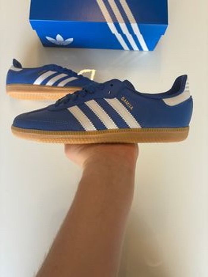 Adidas Samba J Blue - 37 1/3 - photo numéro 5