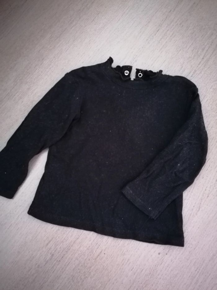 Sous pull 18 mois noir