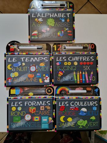 5 Livres effaçable d'apprentissage