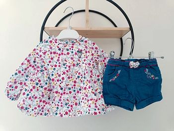9 mois ensemble sergent major blouse et short
