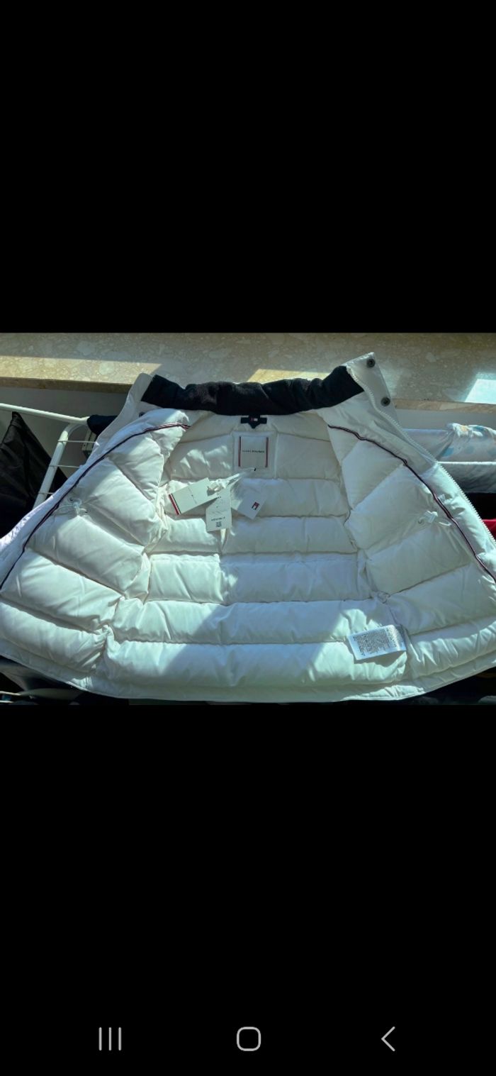 Doudoune blanche Tommy Hilfiger - photo numéro 2